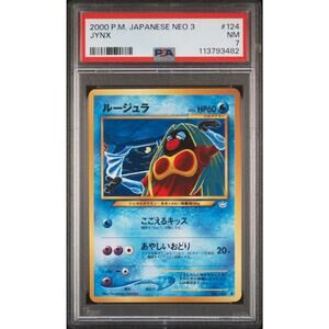 PSA 7 NM Jynx 124 Japanese Awakening Legends Neo Revelation Banned (CGC/BGS)